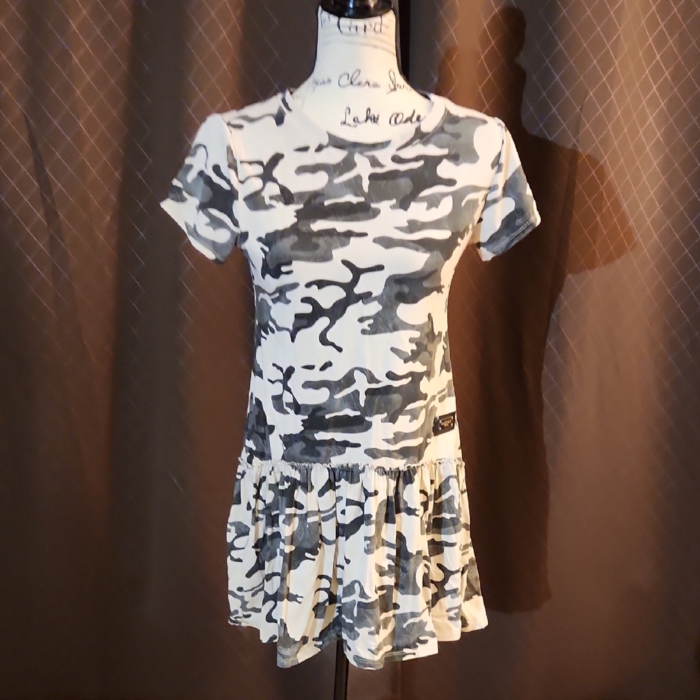 Fashion Jeans Camouflage Dress